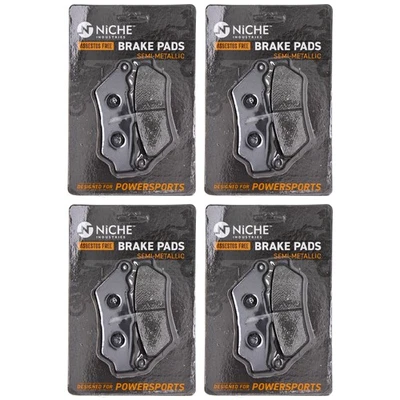 Juego de pastillas de freno para Harley-Davidson Street 500 delantero trasero semimetálico paquete de 4 Foto 1 de 4