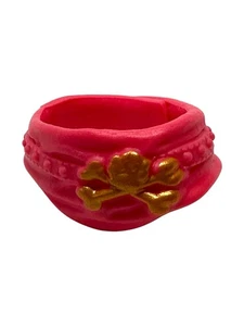 Monster High Clawdeen Wolf Shriekwrecked rosa CINTURA CORALLO ricambio bambola MH - Foto 1 di 2