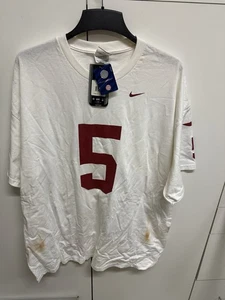 NUEVA Camiseta Jersey Nike Reggie Bush USC Trojans #5 NCAA con Manchas Talla 2XL VER FOTOS - Imagen 1 de 6