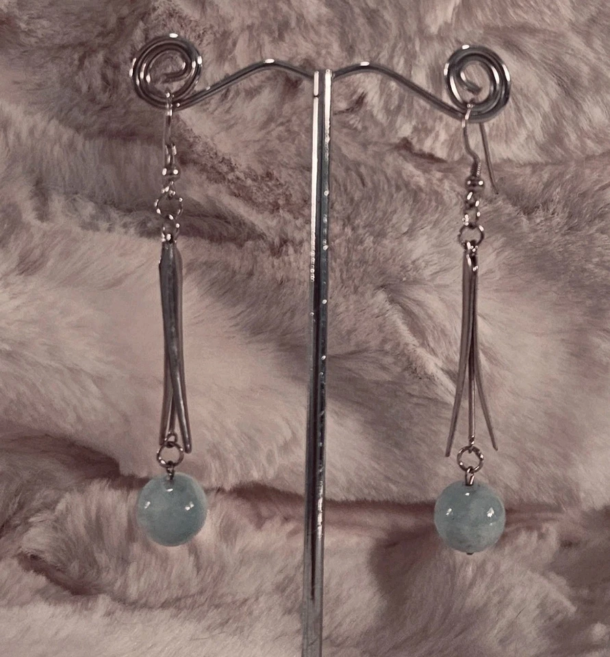 Orecchini in Acquamarina e Argento 925  - Immagine 1 di 1