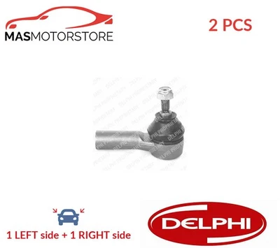 TRACK ROD END RACK END PAIR DELPHI TA1607 2PCS FOR LANCIA ZETA 2L,2.1L - Image 1 of 4