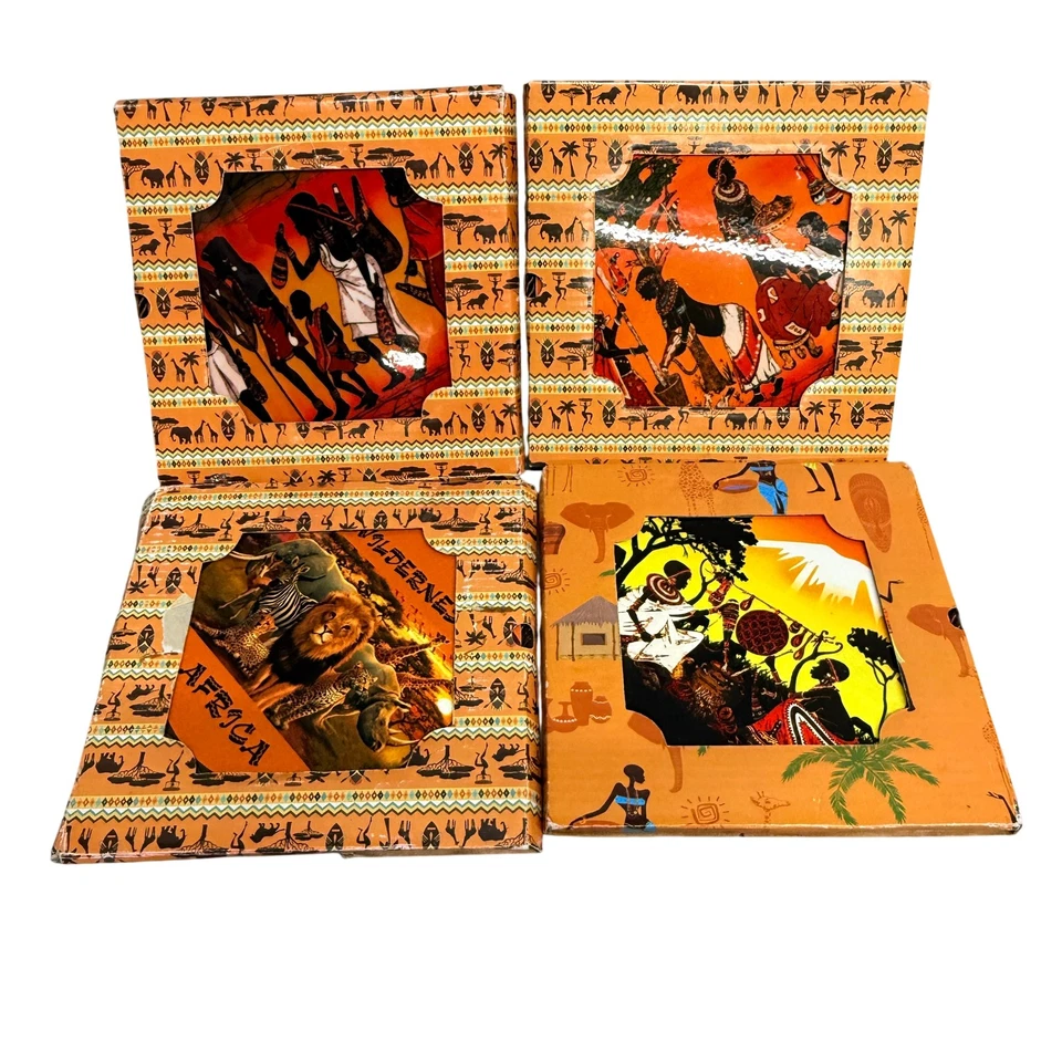 Remache colgante de pared redondo cerámica arte africano maasai viaje coral azul decoración Foto 1 de 4