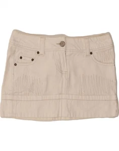 Falda vaquera pequeña Fishbone para mujer W27 blanca BN06 - Imagen 1 de 3