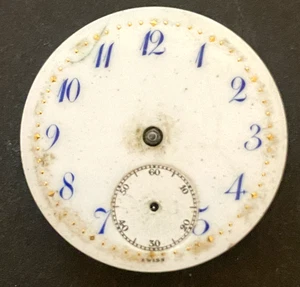 Vintage Perret Taschenuhrwerk Teile 6/0s 15j 25,6mm Swiss - Bild 1 von 2