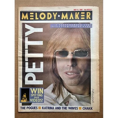 TOM PETTY MELODY MAKER MAGAZINE MAY 11 1985 TOM PETTY COVER AND INTERVIEW UK Foto 1 de 2
