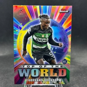 Geovany Quenda 2024-25 Topps Finest UEFA Club Top of the World Rookie #TW-25 - Picture 1 of 2