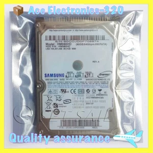 SAMSUNG  2.5" 5400 RPM PATA/IDE 8 MB Hard Disk Drive HM080HC 80 GB HDD - Picture 1 of 2