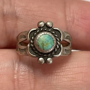 925 Türkis Ring Größe 3 (1,9 Gramm) - Bild 1 von 5