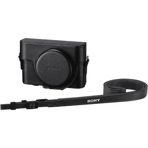 Japan NEW SONY Jacket Case LCJ-RXK BC Black for RX100 Series - Picture 1 of 3