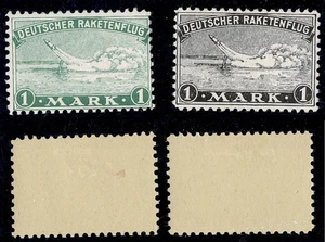 Deutscher Raketenflug Raketenpost Falzspuren - Bild 1 von 1