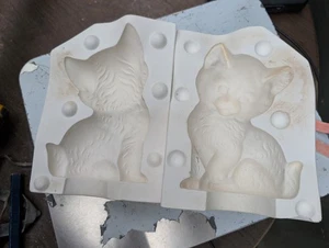 Kätzchen Katze Vintage Schlickerguss Keramikform - Bild 1 von 5