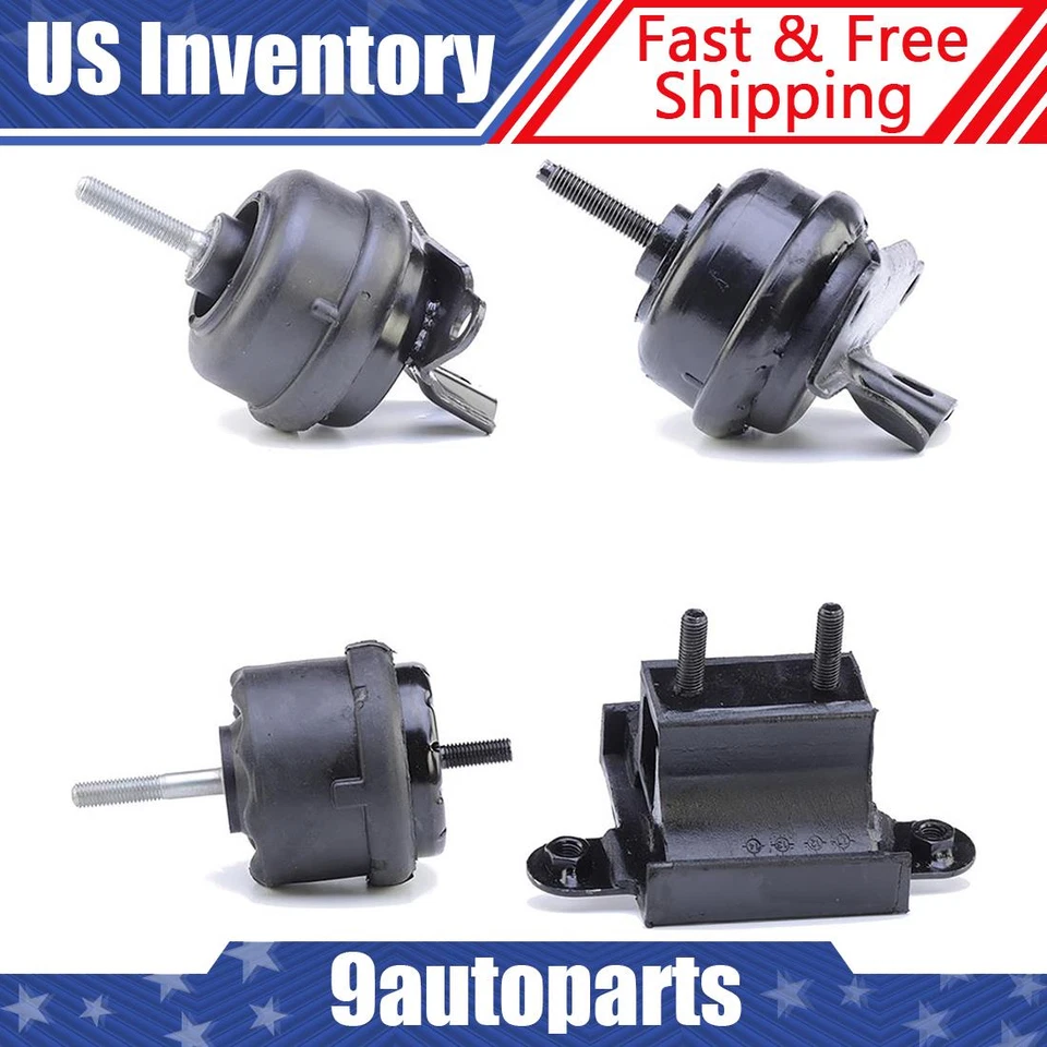 Kit de montajes de motor de transmisión automática de motor de anclaje de 4 piezas para Pontiac Bonneville V6 2000-05 Foto 1 de 4
