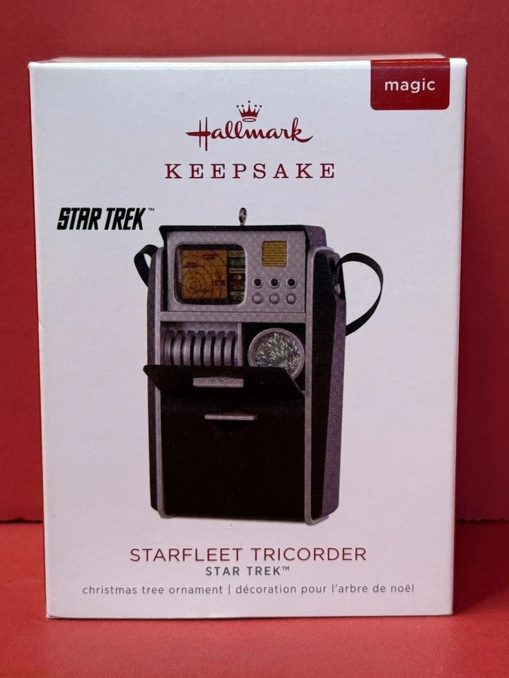 Ornamento tricorder Hallmark Star Trek Starfleet - Preto 11-6-74 - Imagem 1 de 1