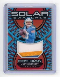 Muestras solares Panini Obsidian Justin Herbert 2024 azules 25/07 #SS-JHT - Imagen 1 de 2