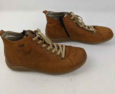 Botines Remonte Tex para mujer talla 42 talla 11 con cordones al tobillo marrón zapatos para caminar Foto 1 de 4