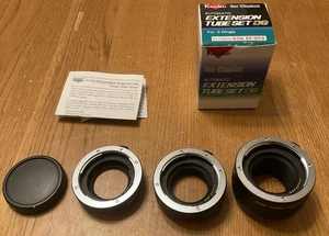 Juego de tubos de extensión automática Kenko DG, lentes Canon EOS EF/EFS de 12 mm, 20 mm, 36 mm NOB - Imagen 1 de 9