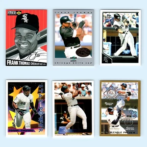 Frank Thomas Lot 6 Baseball Cards 1994 Collectors Choice Silver Signature Set NM - Picture 1 of 8