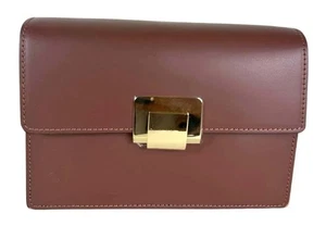 Damen Handtasche Designer italienisches Leder - lila braun - Bild 1 von 53