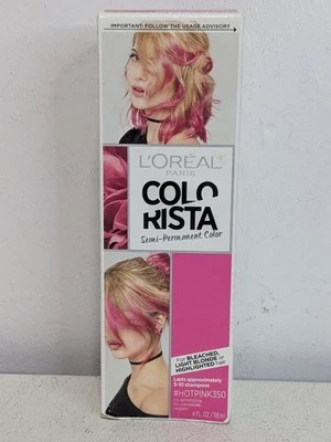 Color de cabello temporal semipermanente L'Oreal Colorista #HOTPINK350 4 OZ Foto 1 de 4