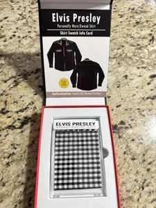 Elvis Presley Personally Worn/Owned Shirt Swatch Patch Relic Authentic JUMBO (C) - Picture 1 of 5