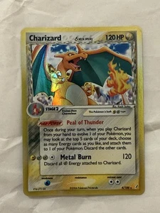 Pokemon TCG - Charizard (Delta Species) EX Crystal Guardians 4/100 Holo LP - Picture 1 of 2