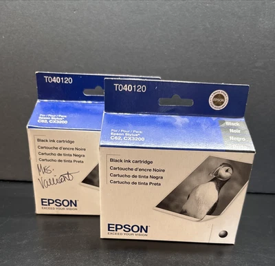 Epson T040120 Brand New Expired Black Ink Cartridge - Image 1 of 3