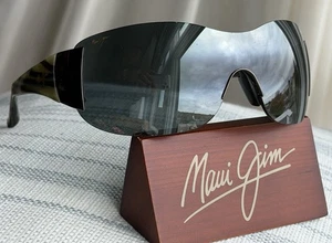Maui Jim Kula MJ 514 02 metallisch gestreiftes Gestell + graue polarisierte Sonnenbrille - Bild 1 von 7
