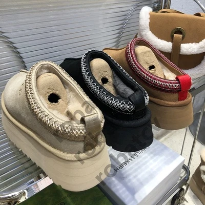 U G G ❄ Mujer Tazz II Zapatillas Zapatos Cálidos Invierno Plataforma Zapatos Foto 1 de 2