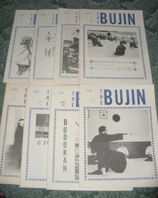 BUJIN MARTIAL ARTS MAGAZINE LOT  1979-1980 NIPPON-TO SAN DIEGO CA SENJUTSU AIKI - Image 1 of 2