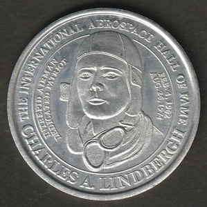 CHARLES LINDBERGH INTERNATIONAL AEROSPACE HALL OF FAME MEDAILLE --- YHGP - Bild 1 von 1