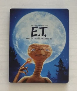 E.T. The Extra-Terrestrial (Blu-ray/DVD, 2017, Steelbook) With J-Card & Case - Picture 1 of 7