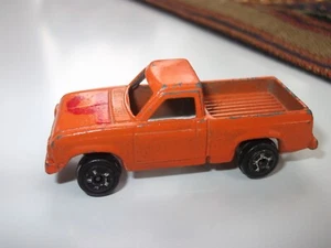 VINTAGE MODEL CHEVY S 10 PICKUP TRUCK TOOTSIE TOY ORANGE 1/64 - Picture 1 of 9