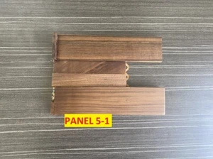 SAMPLE FEATURE WALL CLADDING 3D PANEL REAL WOOD AMERICAN WALNUT PANEL 5-1 - Picture 1 of 11