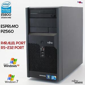 PC Computer Fujitsu Esprimo P2560 D3041 RS-232 Windows XP Parallel Lpt Port