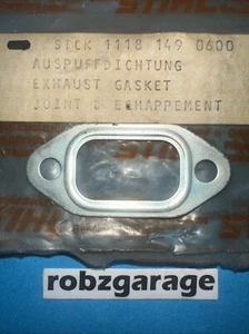 OEM STIHL MUFFLER EXHAUST GASKET 1118-149-0600 024 026 028 AV WB MS240 MS260 B60 - Picture 1 of 3