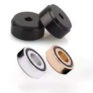 4pc Aluminum Alloy Speaker Isolation Feet HiFi Audio Amplifier Stand Pad 20x10mm - Picture 1 of 15