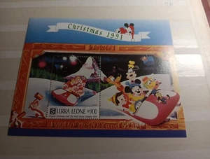 SELLOS POSTALES BLOQUE DISNEY SIERRA LEONA MNH (DISNEY26) - Imagen 1 de 2
