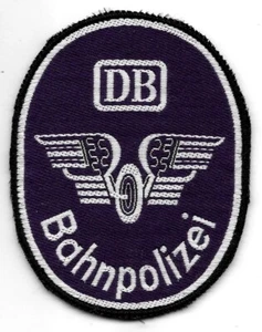 BAHNPOLIZEI 70er Polizei Abzeichen BGS Patch BUNDESGRENZSCHUTZ BUNDESPOLIZEI BP - Picture 1 of 2
