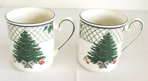 Mikasa Heritage Christmas Story Coffee, Tea or Hot Cocoa Mug 2 Pieces - Picture 1 of 9