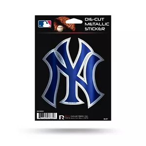 RICO MLB New York Yankees Color Metallic Sticker 6 x 5" Die Cut Decal - Picture 1 of 1