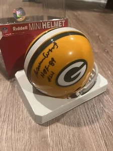 Willie Wood Green Bay Packers HOF signierter Minihelm JSA - Bild 1 von 4