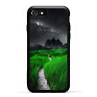 For Samsung Galaxy S23 S24 Plus Ultra Non-slip Cover Green Valley Print