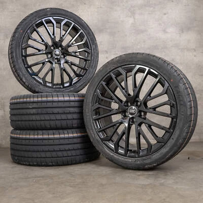 Audi Q5 SQ5 GU Felgen 21 Zoll Sportback Sommerräder 8MA601025L schwarz NEU - Bild 1 von 4