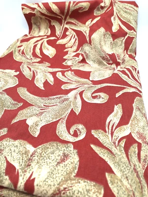 5 Yards Floral Fabric 5th Avenue Designs For Covington 1998  Upholstery 54" Wide - Image 1 of 4