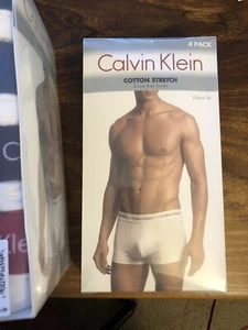 Paquete de 4 calzoncillos Calvin Klein XL algodón elástico tiro bajo para hombre varios MSPR $45 NOS - Imagen 1 de 10
