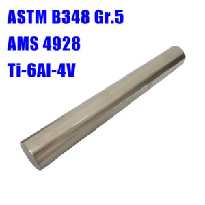 26mm Dia 1.024"x10" Titanium Round Bar Rod Ti 6Al-4V Ti Alloy Grade 5 AMS4928 - Picture 1 of 22