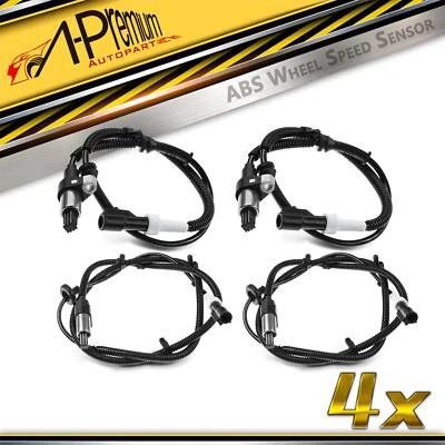 A-Premium 4x ABS Wheel Speed Sensor Front & Rear for Ford Lincoln Town Car 98-00 - Image 1 of 4