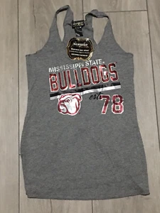 Mississippi State Bulldogs Official NCAA Women's Small GAME DAY Tank Top New/Tag - Picture 1 of 8