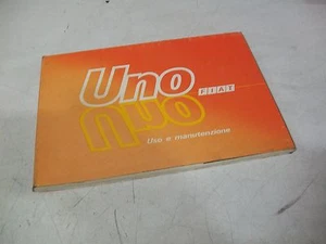 LIBRETTO - MANUALE USO E MANUTENZIONE FIAT UNO 45 - 60 - 70 - TURBO - ORIGINALE - Imagen 1 de 2