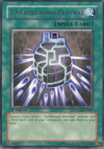 YUGIOH - Earthbound Revival - SOVR-EN087 - Rare - 1st Edition - NM - FLAT RATE S - Image 1 of 1